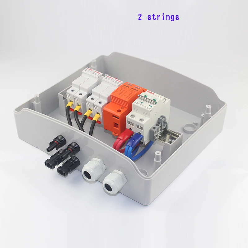 Фотогальваническая параллельная сетчатая Коробка постоянного тока распределительная коробка распределения солнечной энергии комбайнер коробка