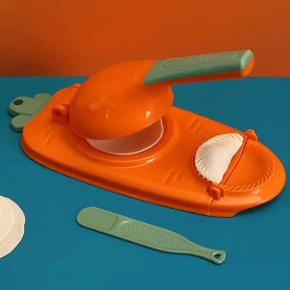 Factory Outlet Kitchen Gadgets New Year Tool DIY Plastic Machine Manual 2 in 1 Dumpling Maker For Press Dumpling Maker Molds