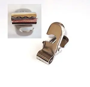 Nurse Call Cords Spring Loaded Clip Security Clips | Stainless Steel Ribbon Cord Clamp | Stainless Steel Clothes Pegs Metal Clip