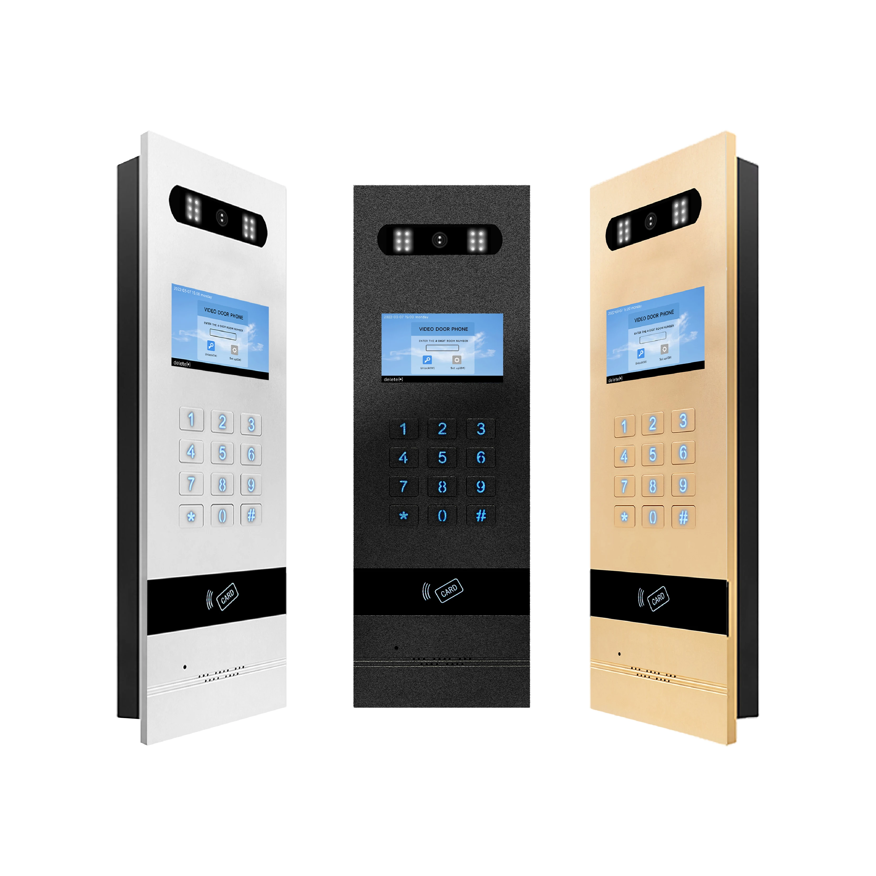 IP Video Intercom Door Camera With Monitor Video Door Phone System