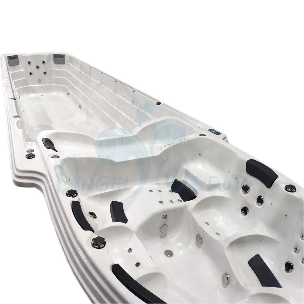 11.8 Meter Ship Shape Luxury Balboa System Outdoor Endless Swimming Pool