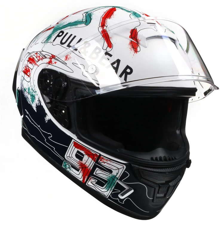 Dot Approved Double Visors Full Face off road Motor Motorcycle Helmet