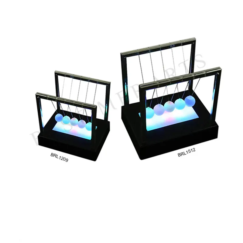 
Игрушка с движением, Балансирующий шар Ньютона со светодиодной подсветкой для детской комнаты, офиса и стола 