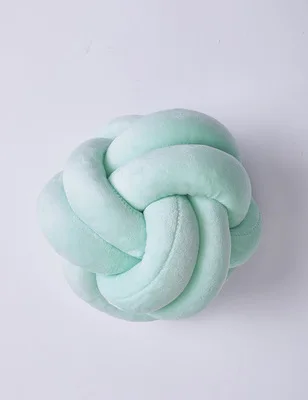 Chromatic 2020 New Products Knot Ball Cushion Pillows Children Room Decoration Plush Baby Braided Knot Sleeping Pillow