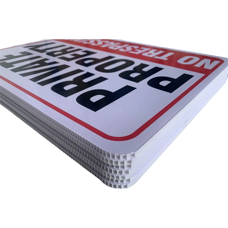 Best Price Corflute Yard Sign With H Stake Corrugated Plastic Signs