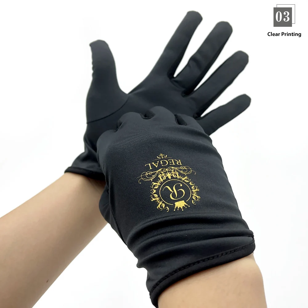 Microfiber gloves Microfiber Cleaning Jewelry Silver nylon Gloves For Jewelry