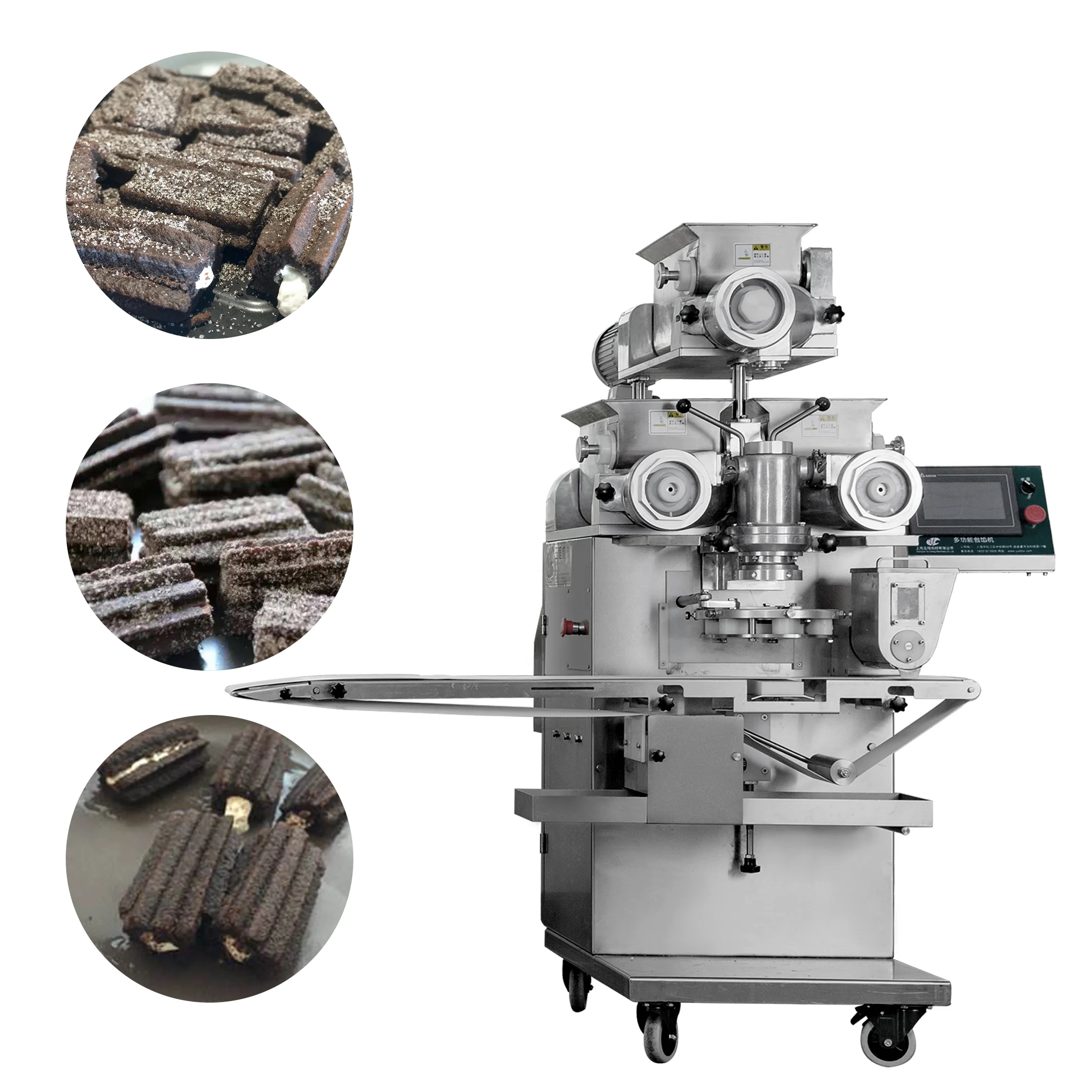 China Manufacturer High Productivity 3KW Fully Automatic Making Churros Machine With Cutter