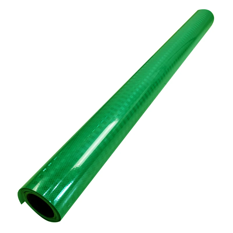 Green Waterproof Engineering Grade Prism Film  EGP PET  Reflector Sheeting  Reflective Sticker  Sheeting Roll