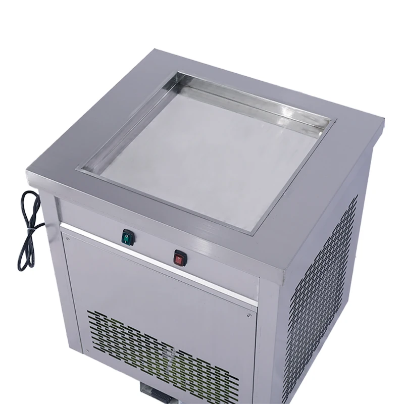 Fried Ice Cream Roll Making Machine Fried Ice Cream Cold Plate Machine