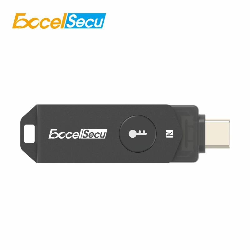 Excelsecu eSecuFIDO-FD202-FD6 USB-C NFC FIDO2 U2F ключ безопасности Небесно-Голубой входа