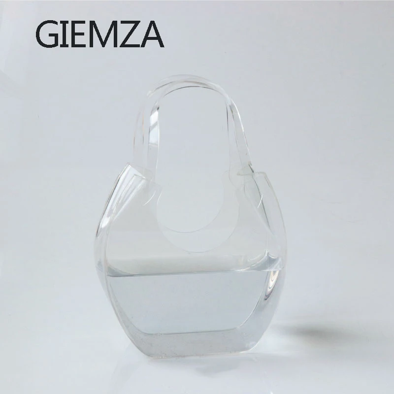 Вазы GIEMZA акриловая сумка ваза прозрачные сумки корзина для покупок настольный маленький аквариум цветочные горшки модный реквизит фотографий в уличном