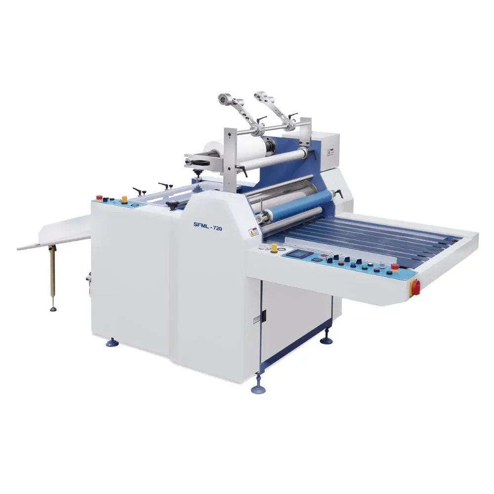 SFML-920 Semi Automatic Paper Thermal Film Laminating Machinery Electric Manufacturing Plant Laminating Machines Plastic 15 Kw