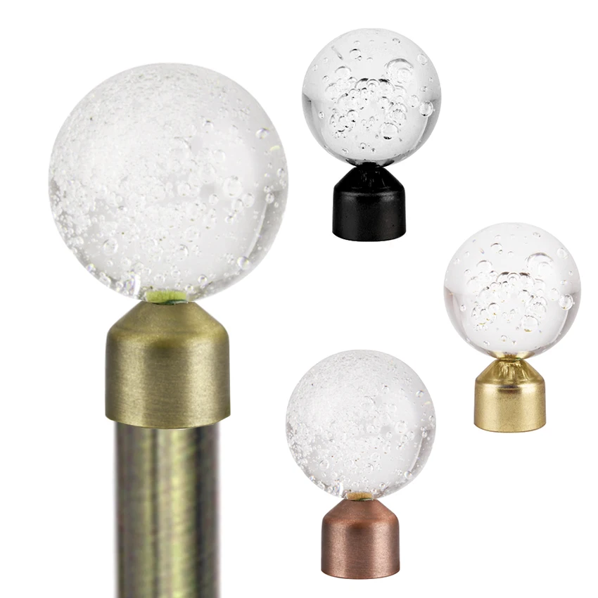 Export to Nigeria Windows curtain rod accessories aluminium curtain rod with cheap price curtain finials antique Rome rod