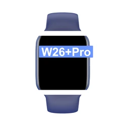 W26+Pro W26plus 1.75 Inch ECG Heart Rate Blood Pressure IP68 Series 6 Watches PK T500 Smart Watch