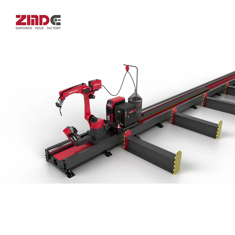 ZMDE Ground Rail Automatic Welding Robot 6 Axis Robotic Workstation