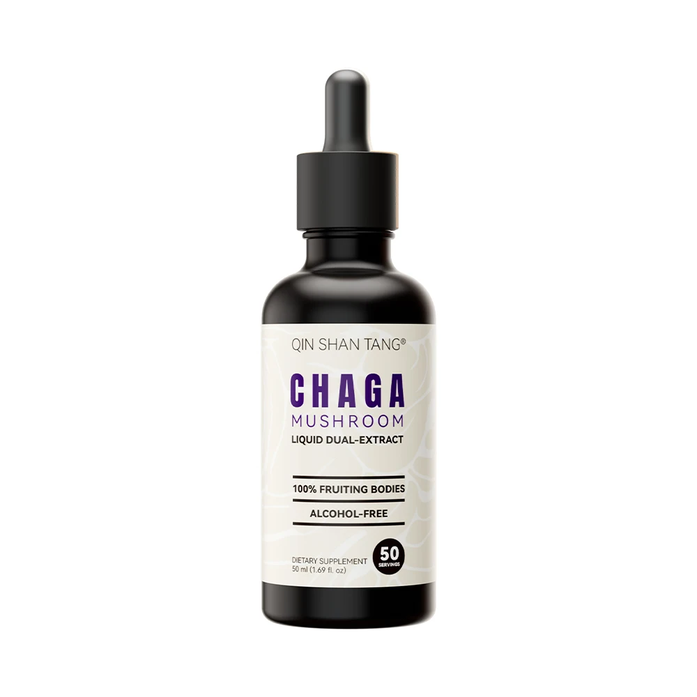 OEM Lions Mane Chaga Mushroom Extract Liquid Drops Chaga Mushroom Drops