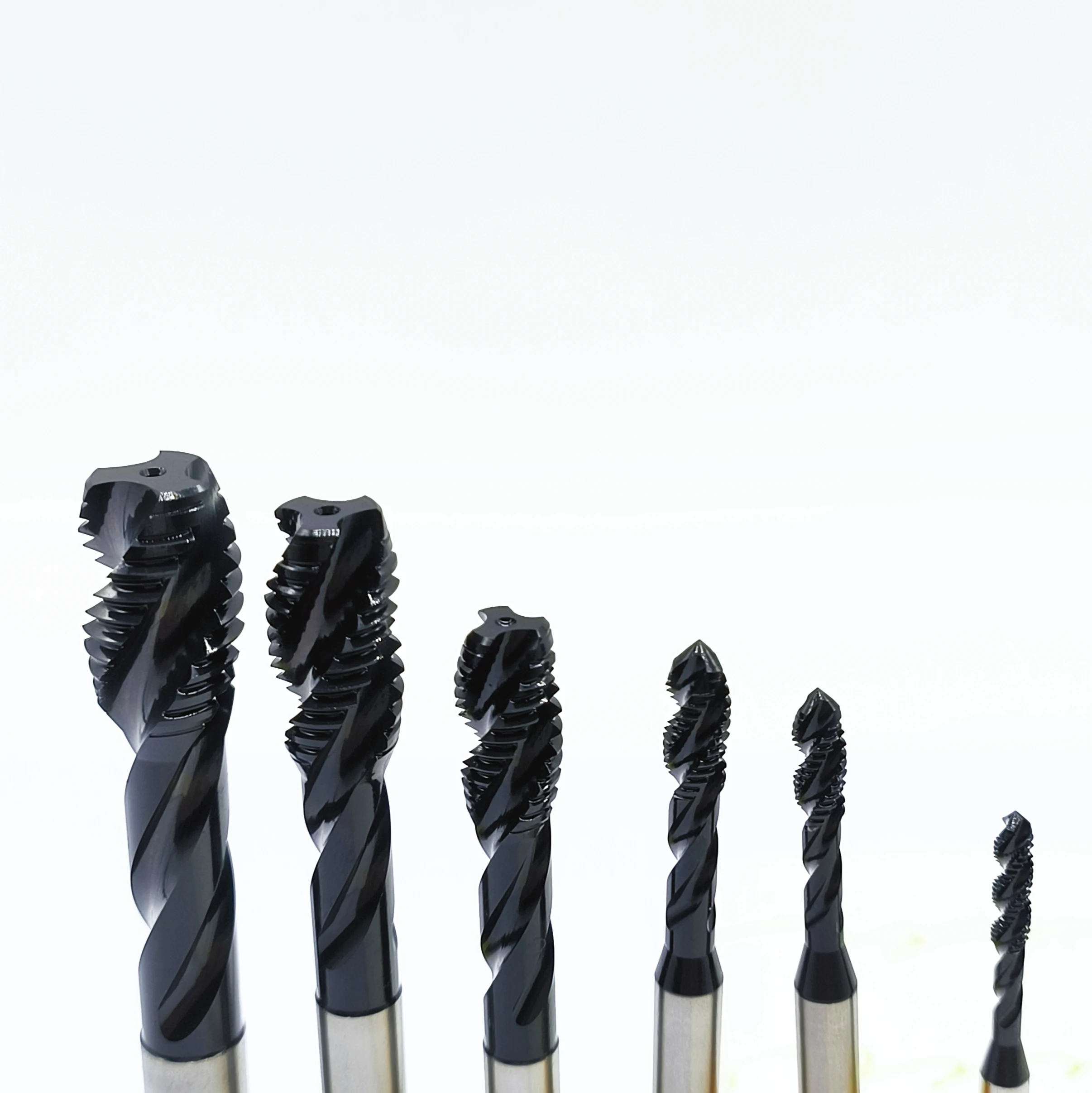 High Performance KTL HSS-E Spiral flute Tap Threading Tap Suitable for alloy steel  stainless steel  ductile cast iron