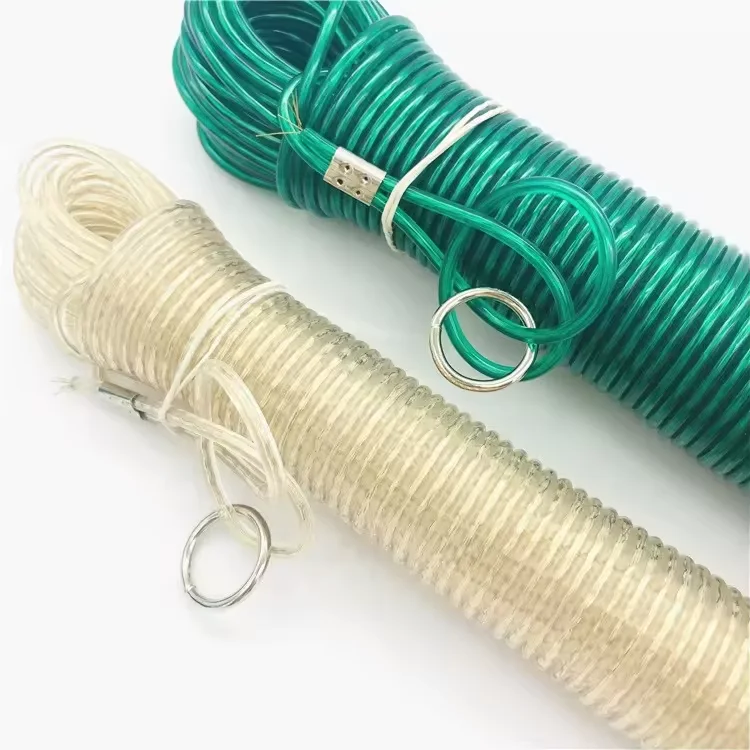 PVC cloth line plastic clothes rope portable clothes drying line plastic rope for cloth hanging