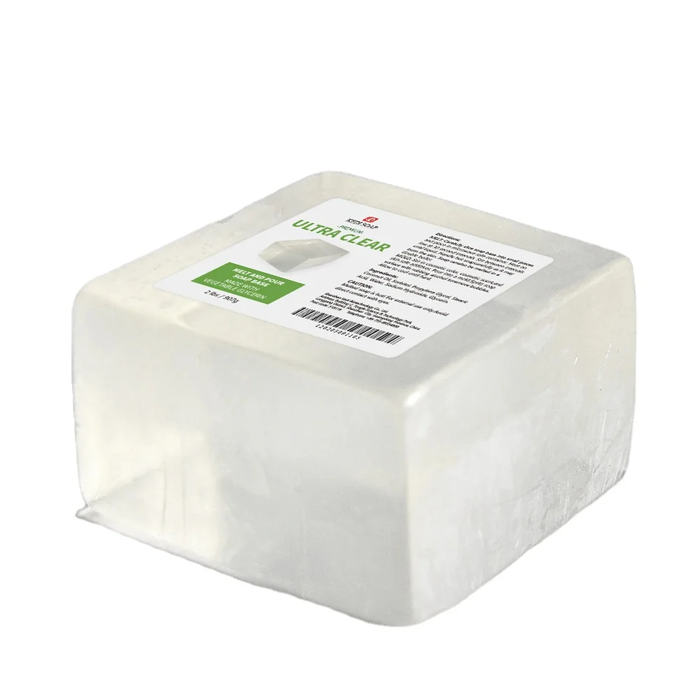 KD-78-11 2 фунтов лёгкий нейлоновый трос ультра прозрачное мыло база SLS/SLES расплава и залить прозрачный натуральный для кускового мыла