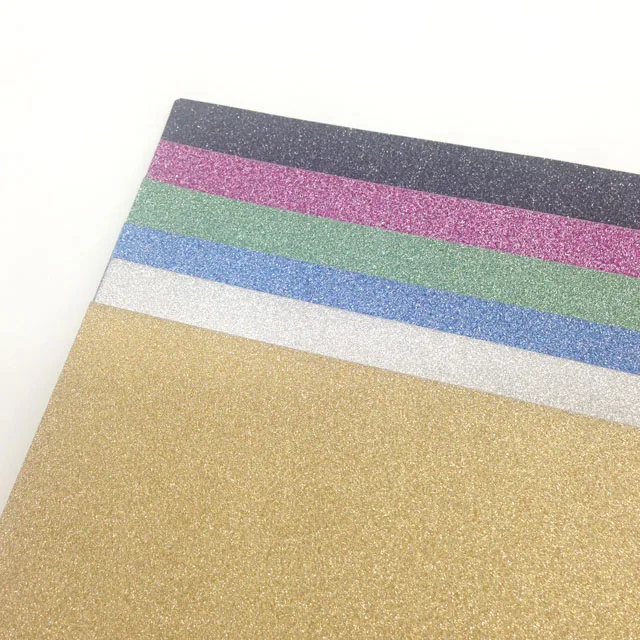 
8pcs 250g A4 Glitter Card for scrapbooking and handcraft 