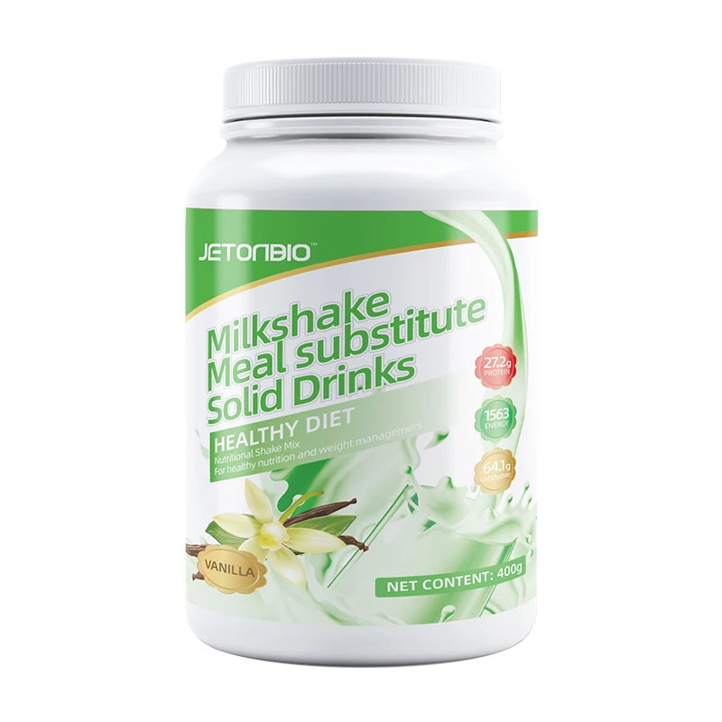 Пользовательская этикетка, ванильное волокно, для мгновенных напитков, белковые коктейли, витамины, минералы, сменный порошок для еды, сжигатель жира, диета, коктейль