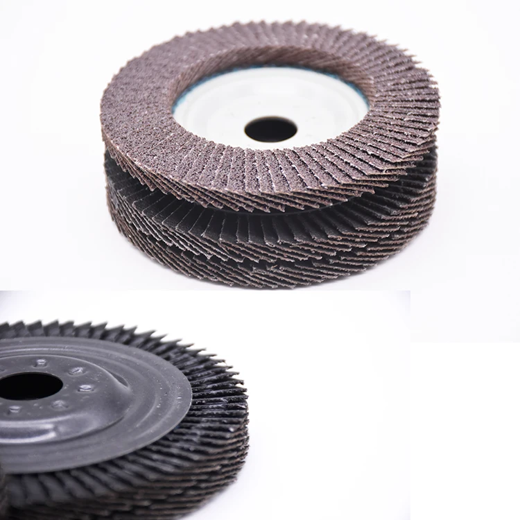 4inch Iron Backing Aluminium Oxide Flap Disc Metal And Stainless Steel Grinding Disc 100X16MM