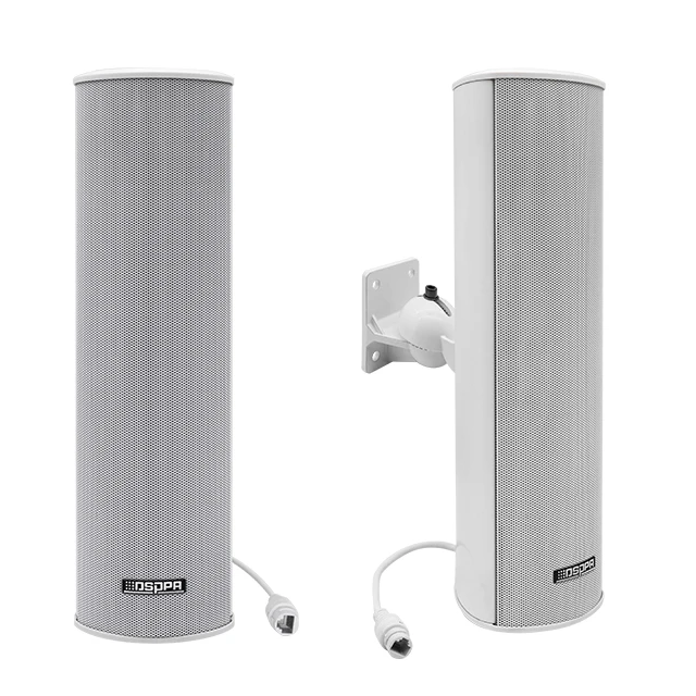 IP Based PA System Outdoor Network SIP TCP Poe IP Waterproof Column Speaker