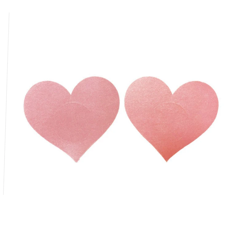 Disposable Nipple Cover Satin/Non Woven Material Nipple Pasties Drop/Round/Heart/Flower Shape