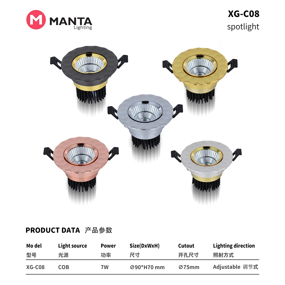 SAA approved 3w 7w 10w 12w 15w 20w 30w 8 inch cob ultra thin slim lamp recessed cct dimmable mini led downlight