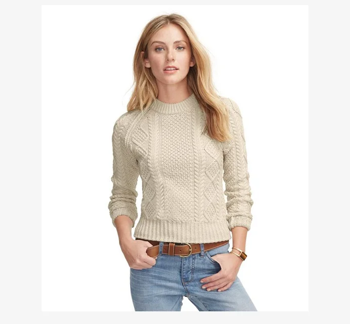 Женский модный хлопковый свитер с надписью