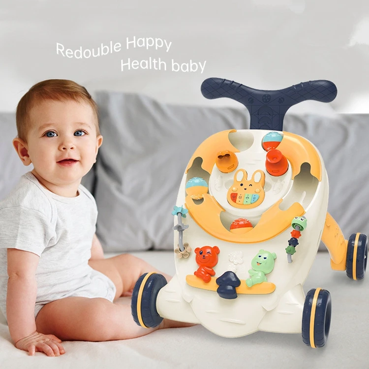 High Quality Adjustable Baby Walker, Toys Multifunctional Toddler Musical Walker/