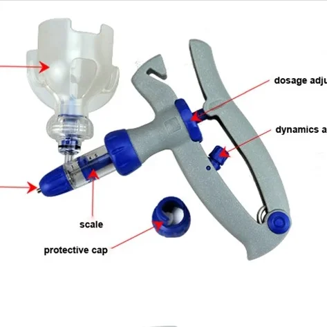 1ml 2ml 5ml Automatic Adjustable Continuous Syringe Gun for Small Animal Vaccine and Injection