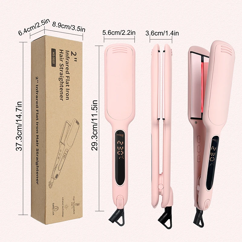 Профессиональный инфракрасный керамический утюжок для выпрямления волос