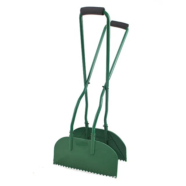 Retachable leaf rack large Garden Cleaning Tools Long Handle Garden Plastic Grab Leaf Rake Rubbish Picker