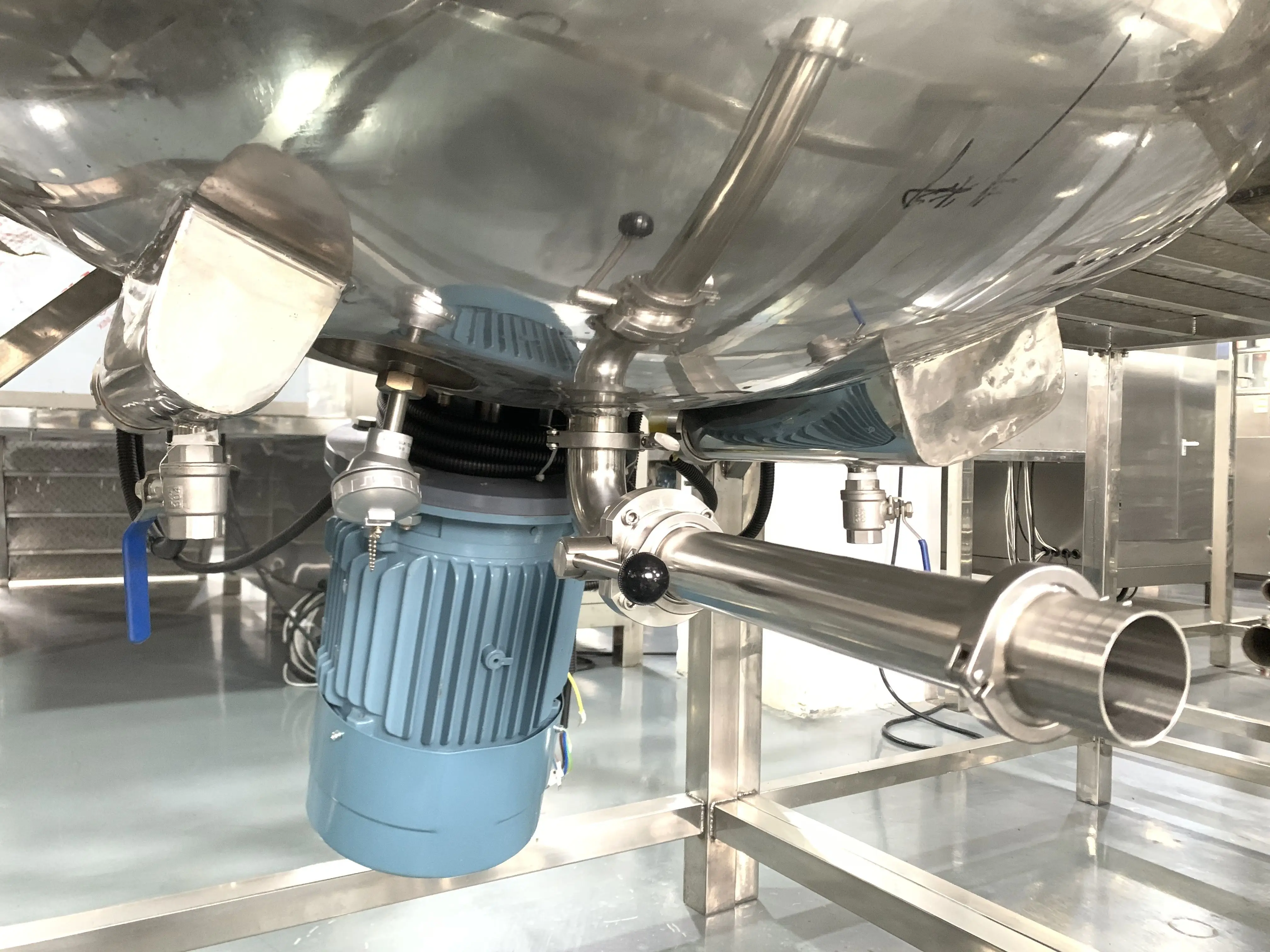 Customized Tooth Paste Cream Making Equipment Hydraulic Vacuum Emulsifying Machine Machine Homogenizing Emulsifying Mixer