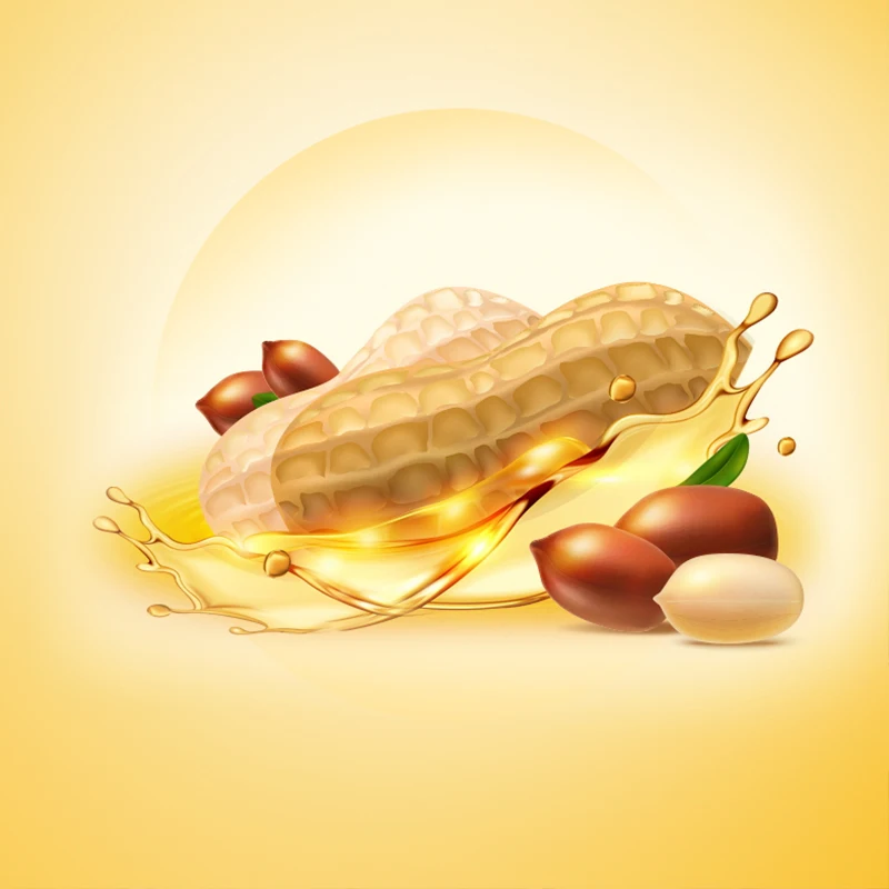 Высококачественное рафинированное арахисовое масло 500 мл, горячая Распродажа 2022, пластиковая бутылка с холодным отжимом, выжималка класса А, арахисовое масло