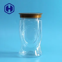 wholesale vase shape jelly nuts cereal dry fruits bpa free plastic 1000ml PET jars