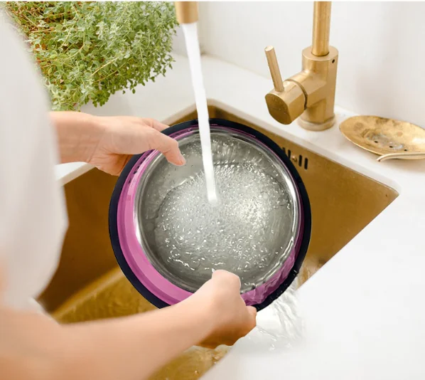 Custom Stainless Steel Dog Bowl Wholesale Pet Cat Food Feeder Stainless Steel Bowls