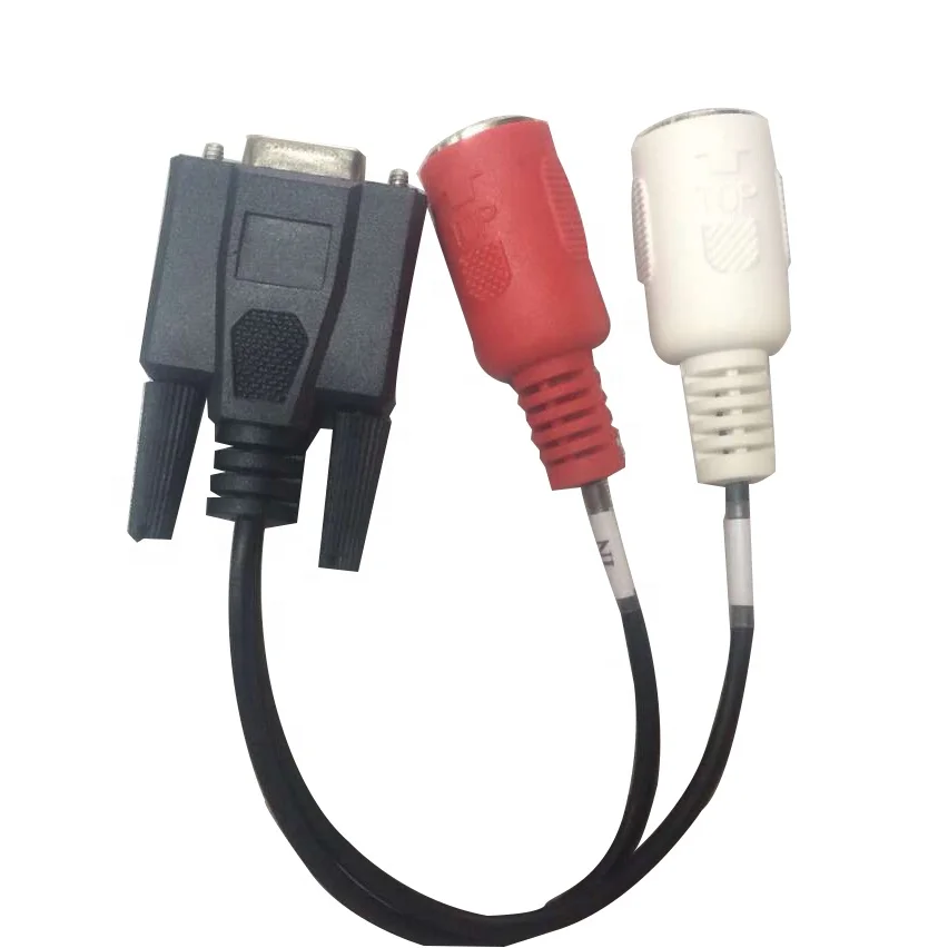 Db9 Female to 5 Pin DIN female Adapter Cable one to two