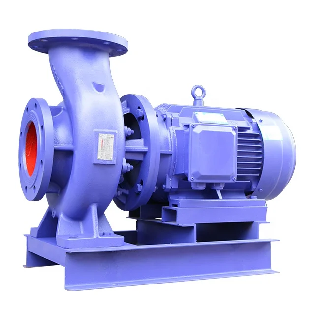 Horizontal pipeline pump agricultural irrigation pump ISW single stage centrifugal pump