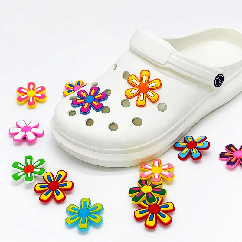 Wholesale Flowers Clogs Shoes Charms PVC Shoe Charms Custom Kid Clog Charms Shoe Decorations