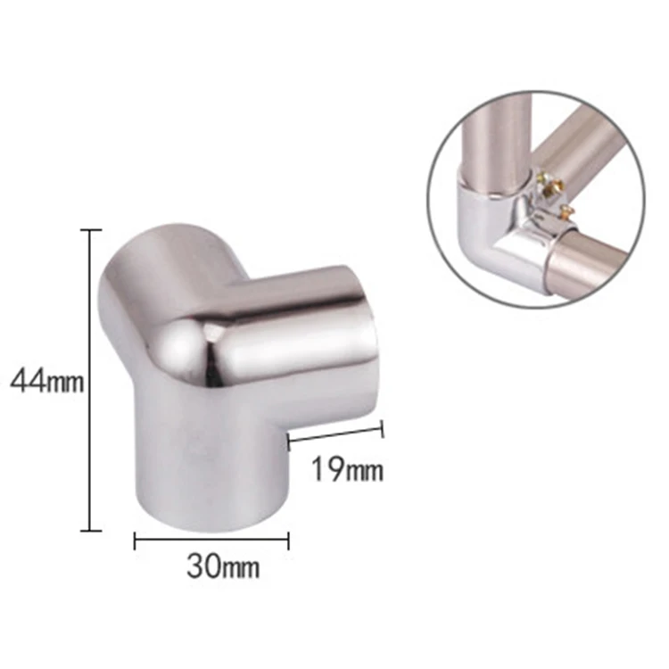 Factory wardrobe support bracket tube flanges round tube connectors