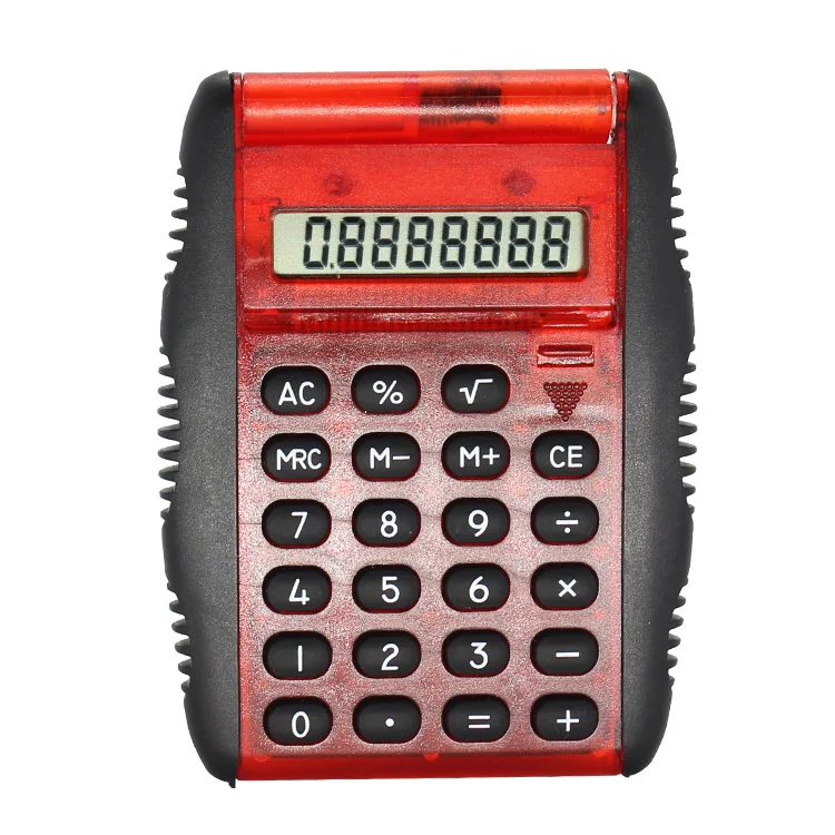 Mini Electronic Promotional Gift 8-Digit Automatic Flip Cover Calculator