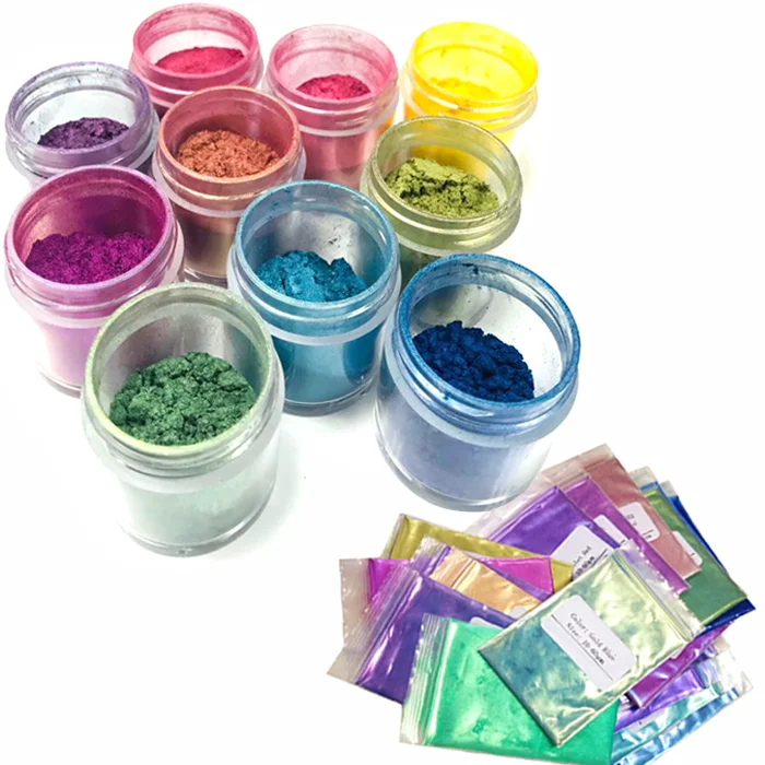 Косметический мерцающий перламутровый пигмент, цветной слюдяной порошок для макияжных изделий