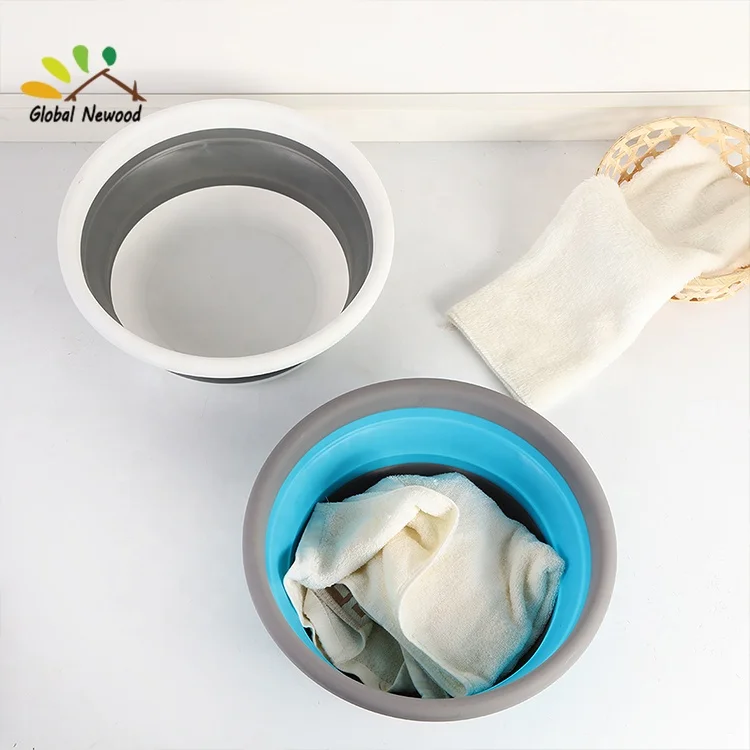 Collapsible Wash Basin for Baby Multipurpose Portable Baby Wash Basin Washing Up Basin for Home Kitchen Outdoor Travelling