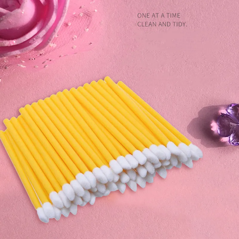 Disposable Lip Brush Lipstick Gloss Wands Applicator Dental Micro FiberTip Brush/Microbrush/Applicator