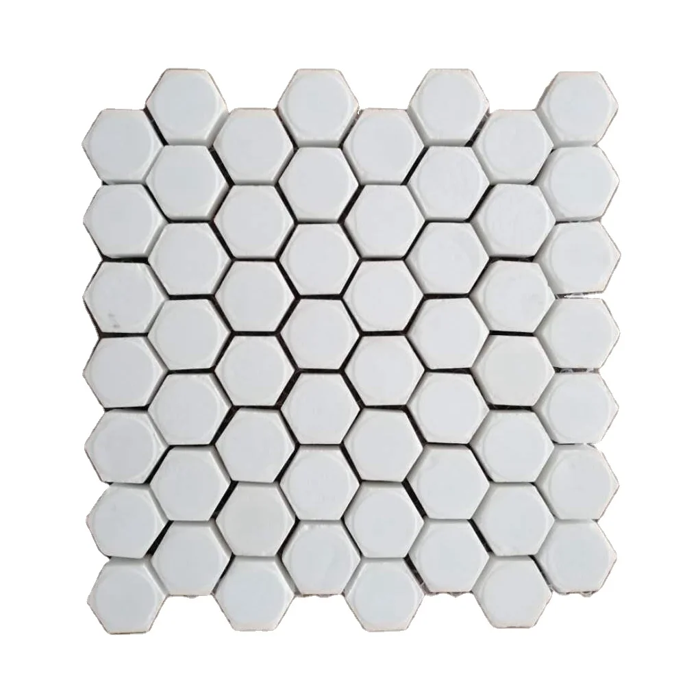 Wear resistant hexagon alumina ceramic lining tile hex tablet