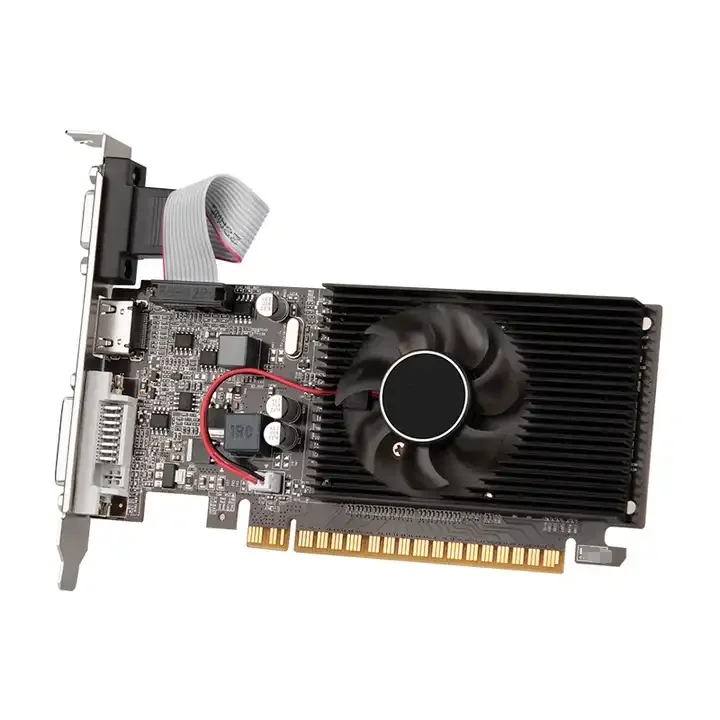 Used GT730 DDR3 2GB Graphics Card Condition Fan Cooler PCI Express Interface 256-Bit Memory Laptop Desktop Workstation
