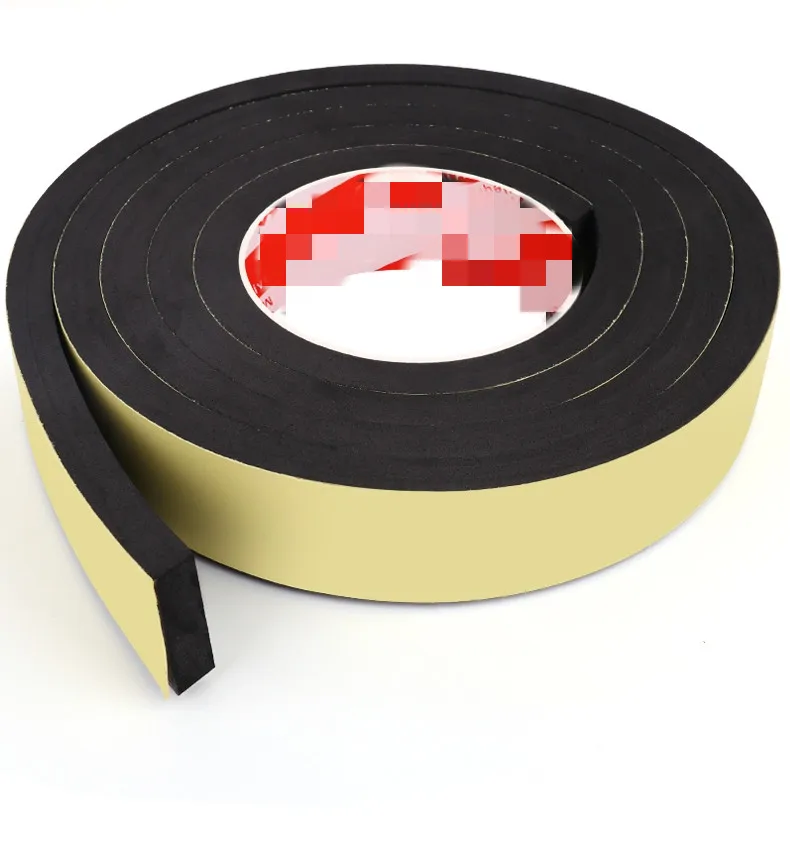 High Density Self Adhesive Foam Weather Stripping Soundproof Door and Window Seal Tape