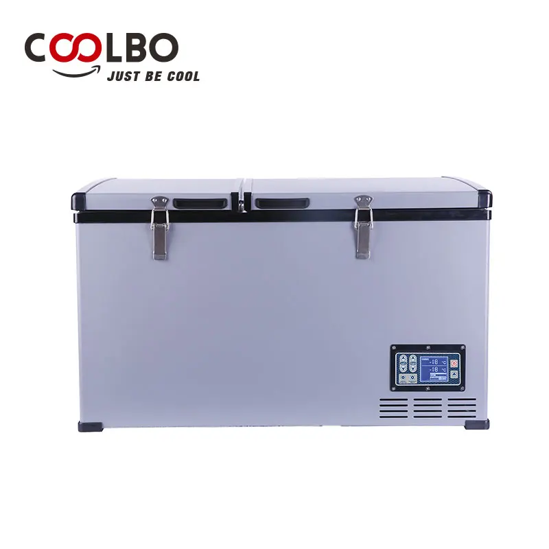 DC 12/24V 80L cold rolled sheetcamping boat cooler refrigerator with compressor